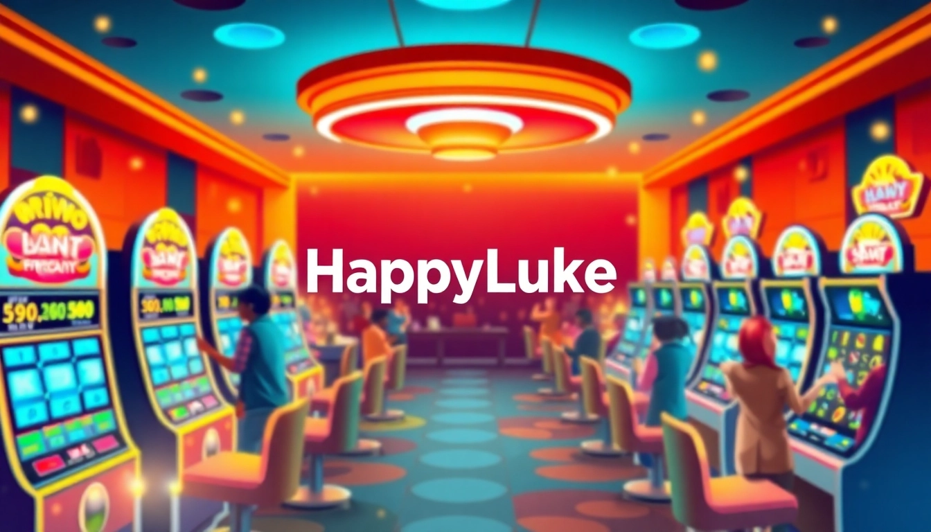 Experience thrilling gaming with HappyLuke's vibrant online casino atmosphere.