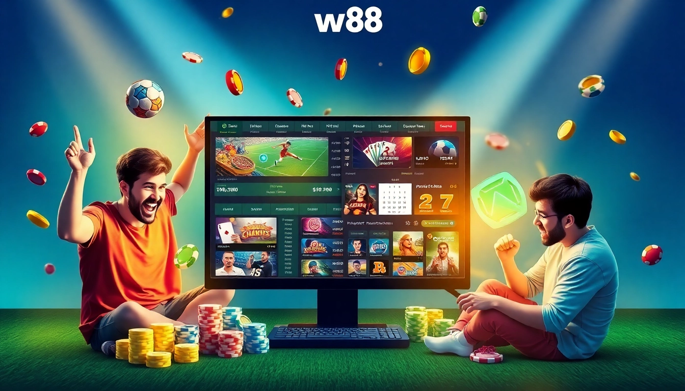 Discover exciting betting options at ww88 with a modern interface showcasing various games.