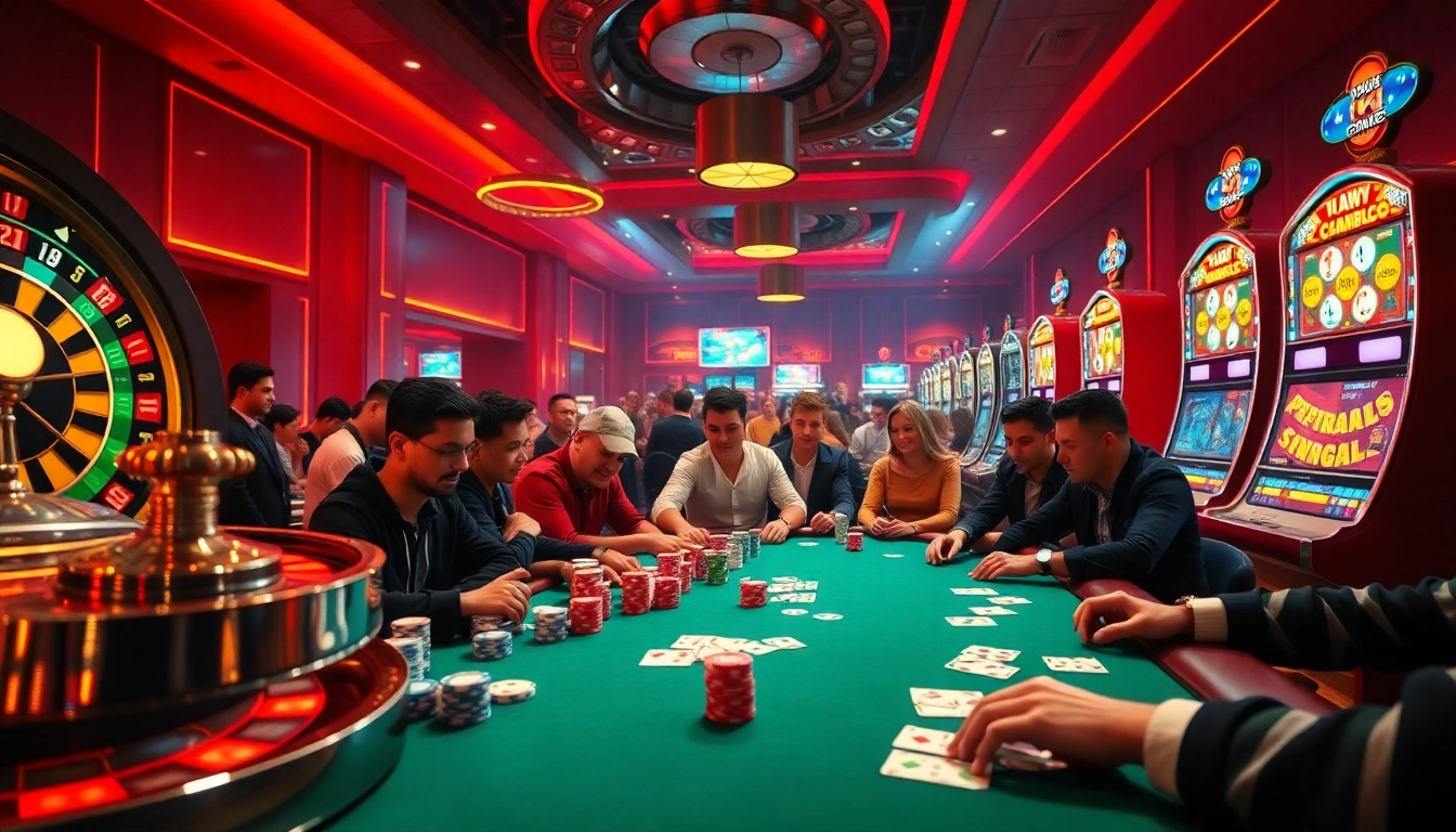 Experience thrilling casino action with no filter ai, showcasing intense poker gameplay and colorful chips.