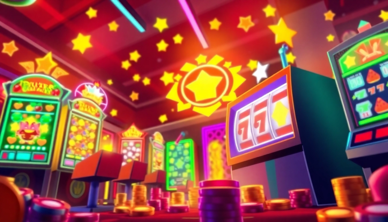 Menangkan peluang besar di situs slot gacor dengan gambar dinamis mesin slot berwarna cerah.